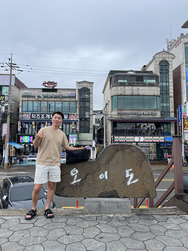 요즘 장마가 한창이다. 특히 주말마다 비가 내리고 해서 주말마다 밖에 나가서 놀기가 애매하다. 집도 습해서 에어컨을 항상 틀어 놓는데, 그래도 뭔가 부족하다. 집에서 공부가 잘 안 되면 날씨 탓을 하게 된다. 모기가 나와도 날씨 탓, 기부니 안 좋아도 날씨 탓, 주식이 떨어져도 날씨 탓을 하게 된다. 이러던 와중 이번 주말에는 어디라도 나가서 놀고 싶은 마음이 생겼다. 이에 따라 인천 소래포구의 한 호텔을 예약해 놓고 낮에 놀 곳을 찾아 오이도로 향했다. 지하철을 2시간이나 탔는데 쾌적해서 괜찮았다. 오이도역에서 택시를 타고 11,000원 정도의 거리를 더 가야 오이도 부둣가에 도착할 수 있다. 